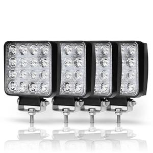 KDsafe 12-24V 슈퍼 LED 방수 차량용 써치라이트 48W