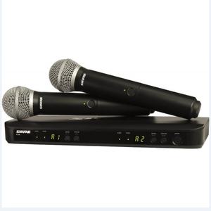 큐사운드 [음향] SHURE_ BLX288_SM58_ 슈어정품_ 2채널 900HMz_ 무선핸드마이크 세트(핸드+핸드) (BLX288SM