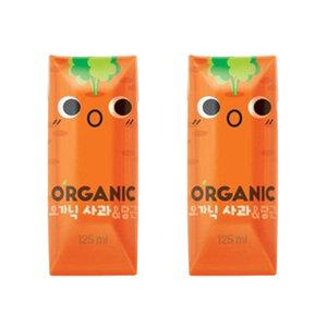 크니쁘니 오가닉주스 사과당근 125ml 48팩
