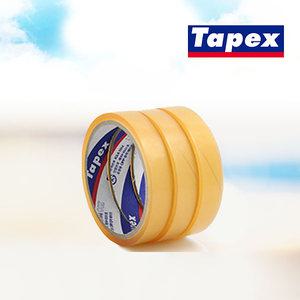 테이팩스 투명 OPP 테이프 18mm x 25M (3입) l 이사
