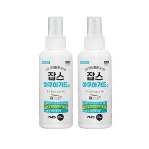 잡스 (유아겸용 모기기피제) 아쿠아가드 120mx2개 진드기기피제 뎅기열 작은소참진드기