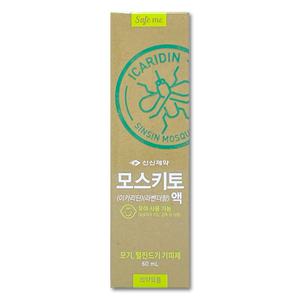 신신제약 모스키토액 스프레이 60ml 모기 진드기 기피제 유아사용가능 TB