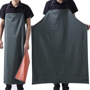 작업용 방수 앞치마 롱 H형 업소용 식당 PVC 정육점 110cm