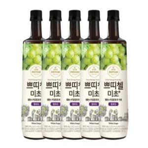 쁘띠첼 미초 청포도 900ml 5개
