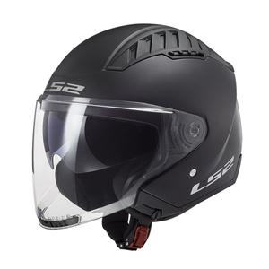 LS2 OF600 COPTER SOLID 무광 블랙 선바이저 오픈페이스헬멧