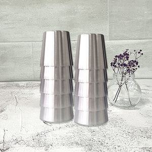 이중 진공 스텐컵 물컵 낱개 10개 [1세트]