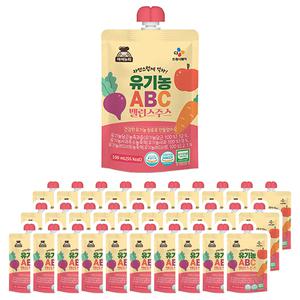 CJ 아이누리 유기농 ABC밸런스 ABC주스 100ml x 30개