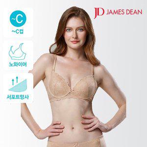 [365buy]제임스딘 여성 서포트망사 노와이어 레이스 브라 단품