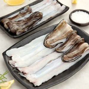 [바다담음] 통영 손질 바다장어 대 1kg 손질 후 800g내외(2∼3미) / 머리 뼈 포함