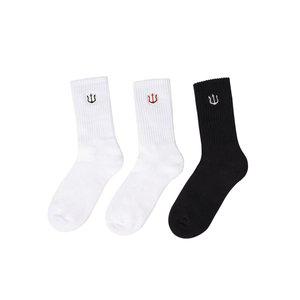 [베루툼]트라이던트 로고 크루 삭스 우먼