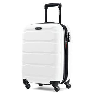 Samsonite 옴니 PC 하드사이드 익스팬더블 캐리어, 스피너 휠, 화이트, 기내용 20인치