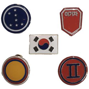 정복 정복용 태극기 2 군단 7 15 27 사단 뱃지 배찌 정복뱃지