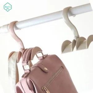 후크 가방 걸이 회전식 책상 옷 정리대 수납 휴대용 다용도