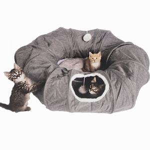 고양이 숨숨집 하우스 텐트 쿠션 동굴 미로 놀이터 (WD7A98F)