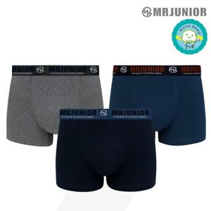 주니어 콤마 면스판 드로즈팬티 학생속옷 3종세트
