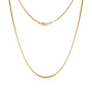 [모룬] 14K/18K 1.4mm 센슈얼 스네이크 뱀줄 체인 목걸이 MON40696