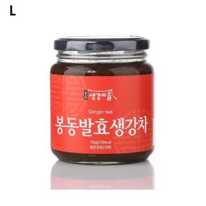 봉동발효생강차 유리 750g 후식 디저트 맛있는 몸에좋은 에좋은 음료