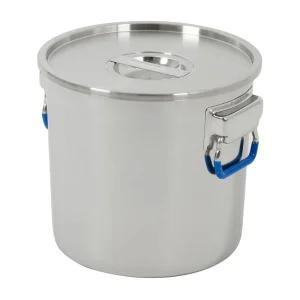 킹센스 스텐 304 인덕션 통판 위생용기 3호 12.5L GI 업소용 대용량 곰솥 식깡 들통 육수통 국통 소도와 무용접