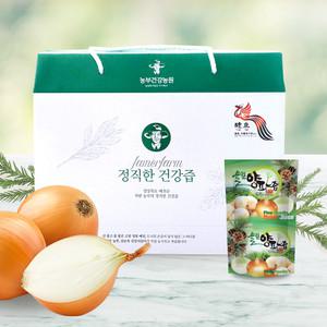 정직한 양파즙 솔잎 새순첨가 100ml 50포 양파진액