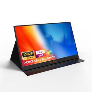 XYTEC GTMEDIA 휴대용 모니터 노트북 15.6인치 화면 HDMI 확장기 맥 PC폰 PS5 PS4용 스마트 커버