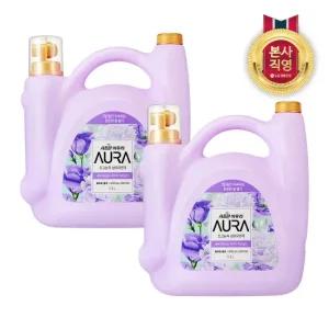 샤프란 아우라 5.5L 대용량섬유유연제 화이트릴리 x 2개