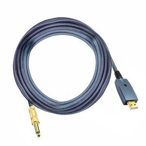 USB 기타 케이블 일렉트릭  오디오 커넥터 코드 어댑터 6.35mm 인터페이스