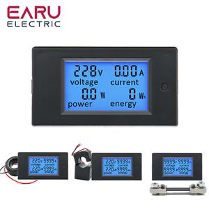 호환 20A 100A AC 80-260V DC 6.5-100V 디지털 LED 디스플레이 전압계 전류계 전력계 전력 에너지 측정기 1