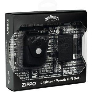 지포 라이터 잭 다니엘 블랙 파우치 선물 세트 Zippo