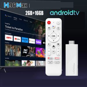 크롬캐스트 안드로이드 TV 스틱 H96 MAX Allwinner H313 4K HDR 4G 5G wifi6 8GB 16GB Goolge 음성 리모컨