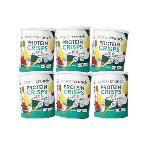 Power Crunch Protein CRISPS, 감자 스타일 단백질 칩, 소금 및 식초, 단백질 10g, 1회 제공량당 29.8g(1.0