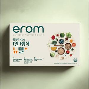 황성주박사의 1일 1생식 뉴밀 플러스 630g 4박스 총84포 식사대용 두유 선식
