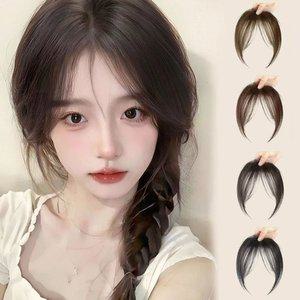 고품질 앞머리 가발 시스루 사이드뱅 헤어피스 DD-13089 시스루가발 반가발 붙임머리가발 (WFHLRAW)