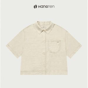 [행텐][행텐/HANGTEN] 여성 스티치 디테일 포켓 반팔셔츠 10520-120-401-68(003,100,121