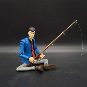 1/12 낚시 장면 액세서리 낚싯대 피그마 액션 피규어 바디 팬 DIY에 6 인치