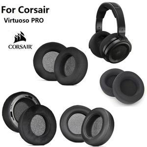 [누리음향]CORSAIR Virtuoso PRO 유선 헤드폰용 이어 패드 교체용 쿠션 커버 이어커버 베개