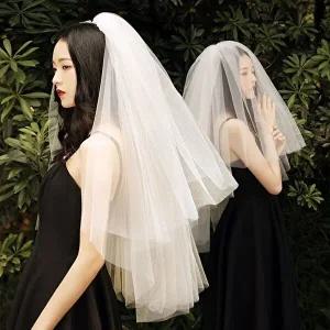 셀프 웨딩 베일 면사포-WFH6P9L