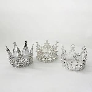 셀프웨딩 케이크장식 티아라 왕관 머리띠 LM-0577-WFH67CM