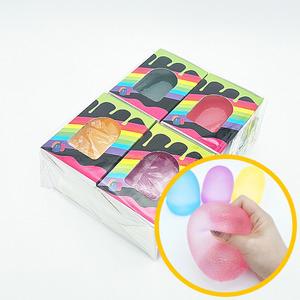 4000 로즈슈가 스트레스볼 4개묶음 - 심신안정 핸드토이 스트레스해소 말랑이 킬링타임용