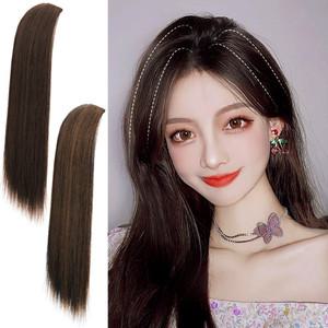 30cm 스트레이트가발 인모 긴머리붙임머리 컬링 숱많아보이는
