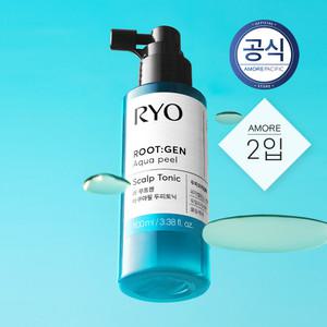 려 루트젠 두피코어강화 아쿠아필 쿨링토닉 100ml 2입