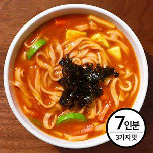 [세이브밀][7인분 대용량] 강원도 감자 칼국수 3가지맛 (맑은/얼큰/한우사골)