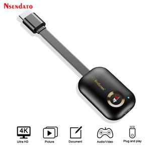 HDMI 송신기 Mirascreen G9 플러스 5G 4K 무선 호환 TV 스틱 어댑터 와이파이 디스플레이 수신기 동글 미라캐스트 에어플레이 모니터용