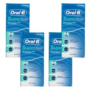 오랄비 슈퍼플로스 치실 50개입 x4개 오리지널 oralb superfloss