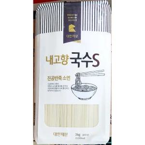 소면 국수((S) 내고향 대한제분 3K)비빔 골뱅이무침 사리 잔치 물국수