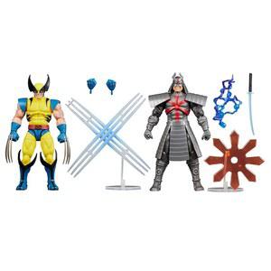 마블 레전드 시리즈 게이머버스 울버린 대 실버 사무라이, 레트로 비디오 게임 - 영감을 받은 수집 가능한 6인치 액션 피규어