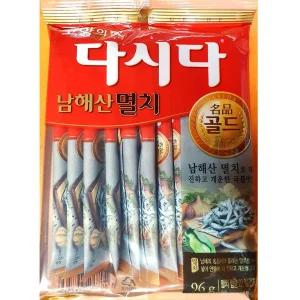 멸치다시다(백설 명품골드96g)X5국물 육수 찌개 다시다 탕다시다 다시 요리용