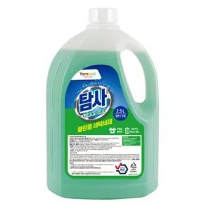 탐사 클린젤 액체 세탁세제 일반드럼 겸용 2.5L 4개액상 빨래 용세제 얼룩제거 리필 세제통 파워