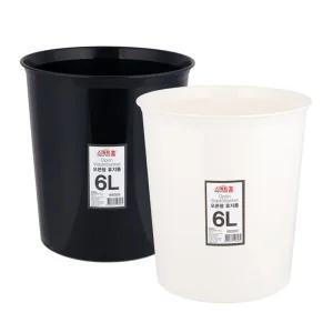 심플 오픈 휴지통 6L 다용도 소확행 잇템 펀펀 흑배