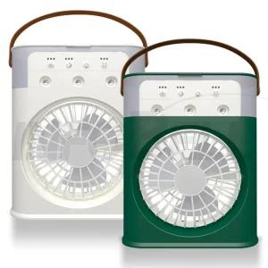 얼음골 빙풍기 차박 캠핑 휴대용 탁상용 무선 소형 얼음 쿨링 미스트 바람 가습기 냉풍기 선풍기 2세트
