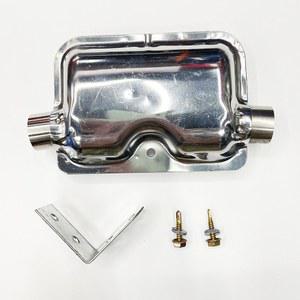 자동차 주차 히터 발전기 머플러 24mm 알루미늄 합금 배기 클램프가있는 소음기 파이프